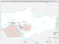 Fairbanks North Star Borough (), Ak Wall Map Zip Code